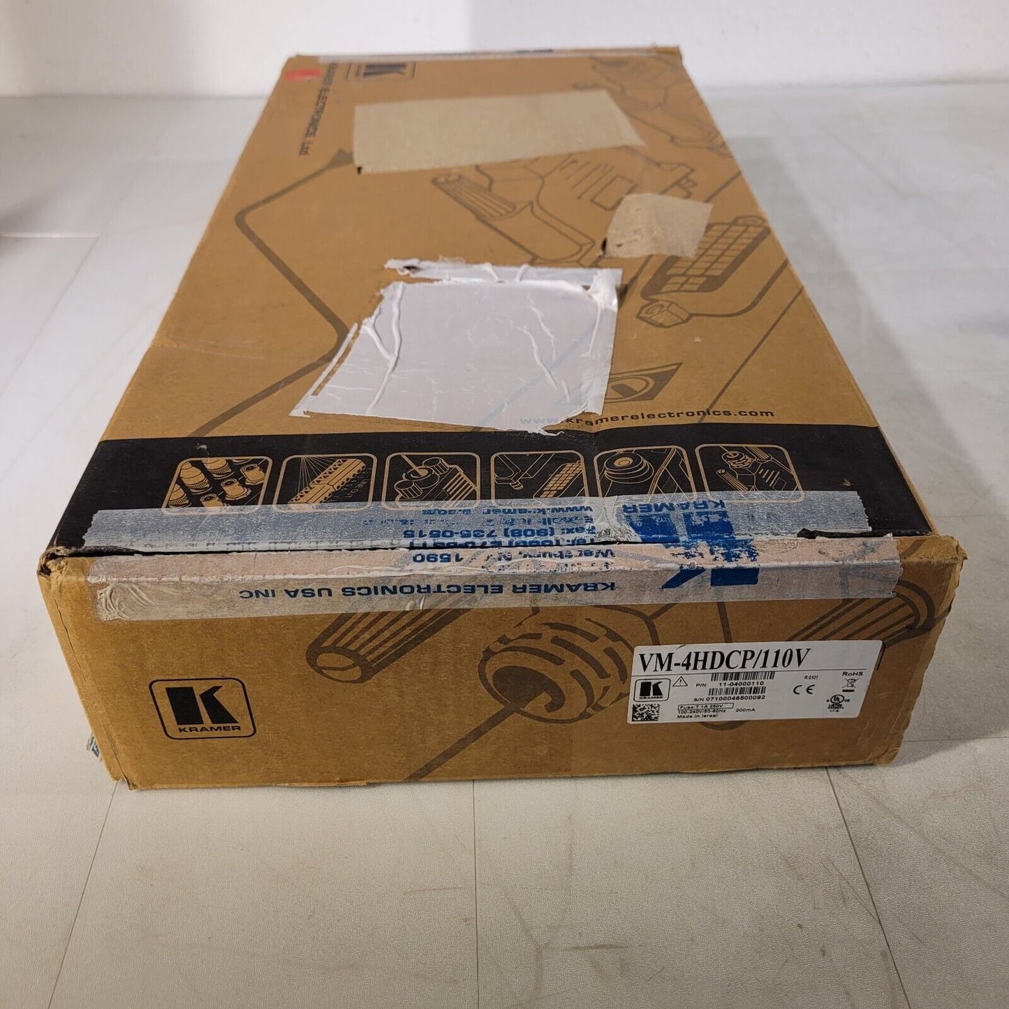 Kramer Electric VM-4HDCP DVI Distribution Amplifier