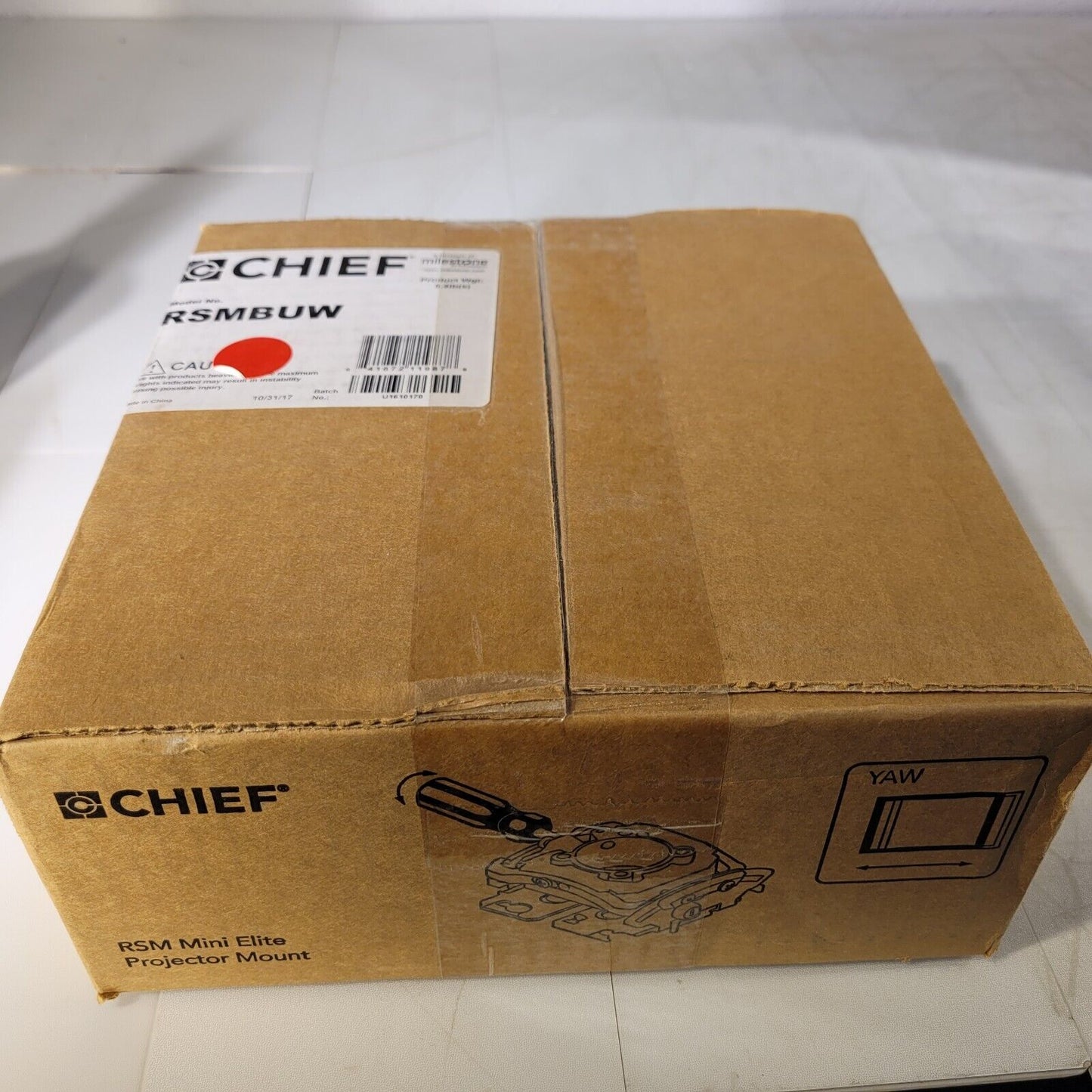 Chief RSMBUW Mini Elite Projector Mount White