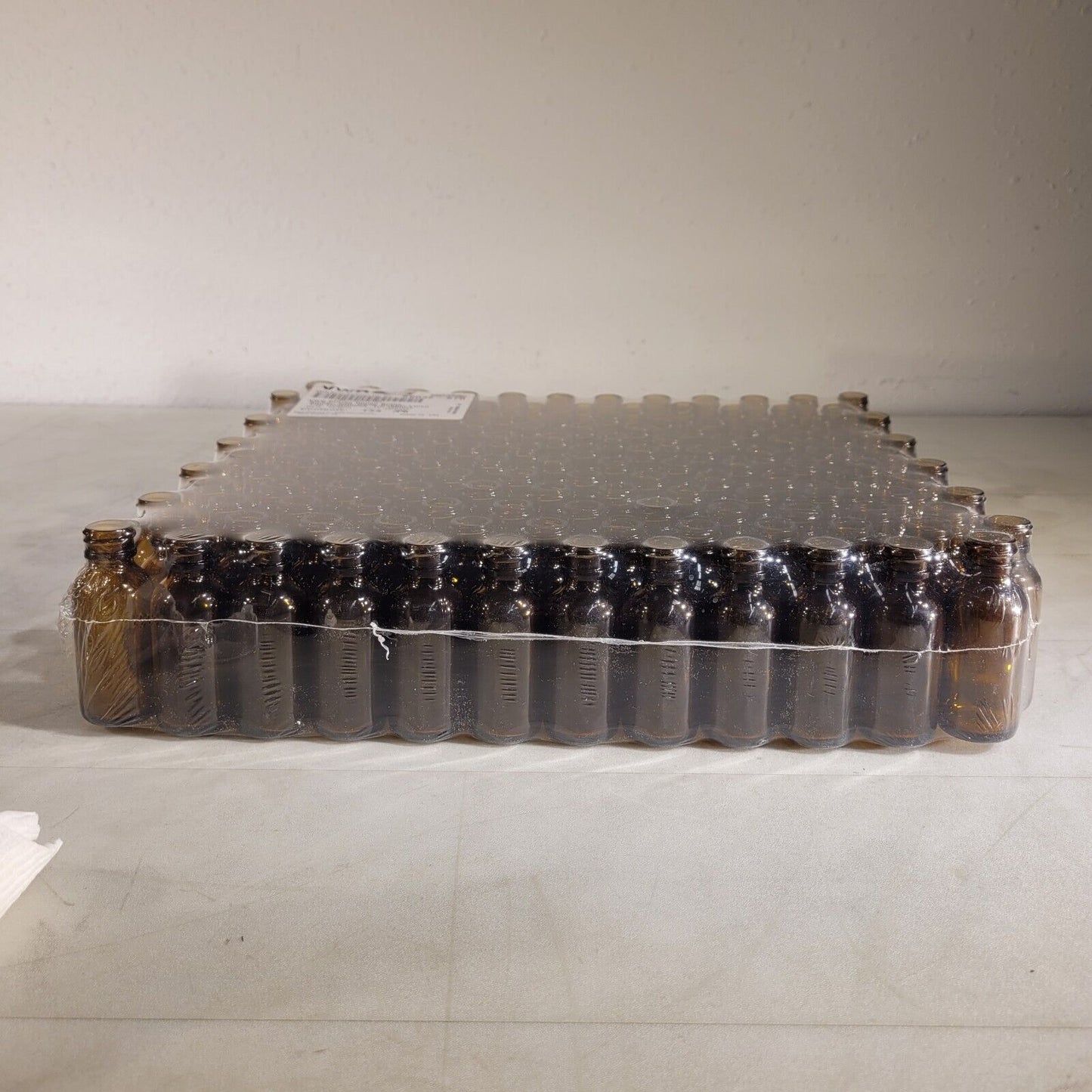 Pack Of 144 VWR 89042-870 1oz Boston Round Bottle Amber Glass 1 Dram