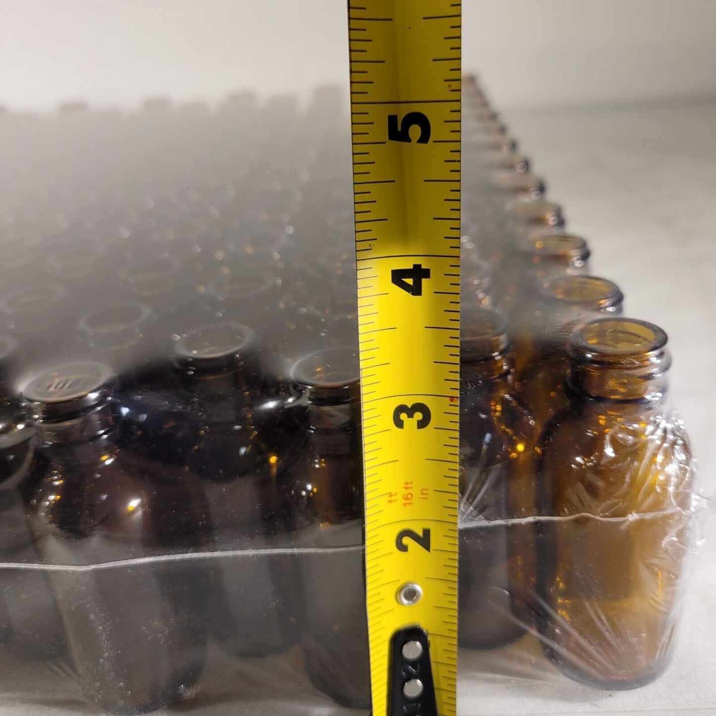 Pack Of 144 VWR 89042-870 1oz Boston Round Bottle Amber Glass 1 Dram