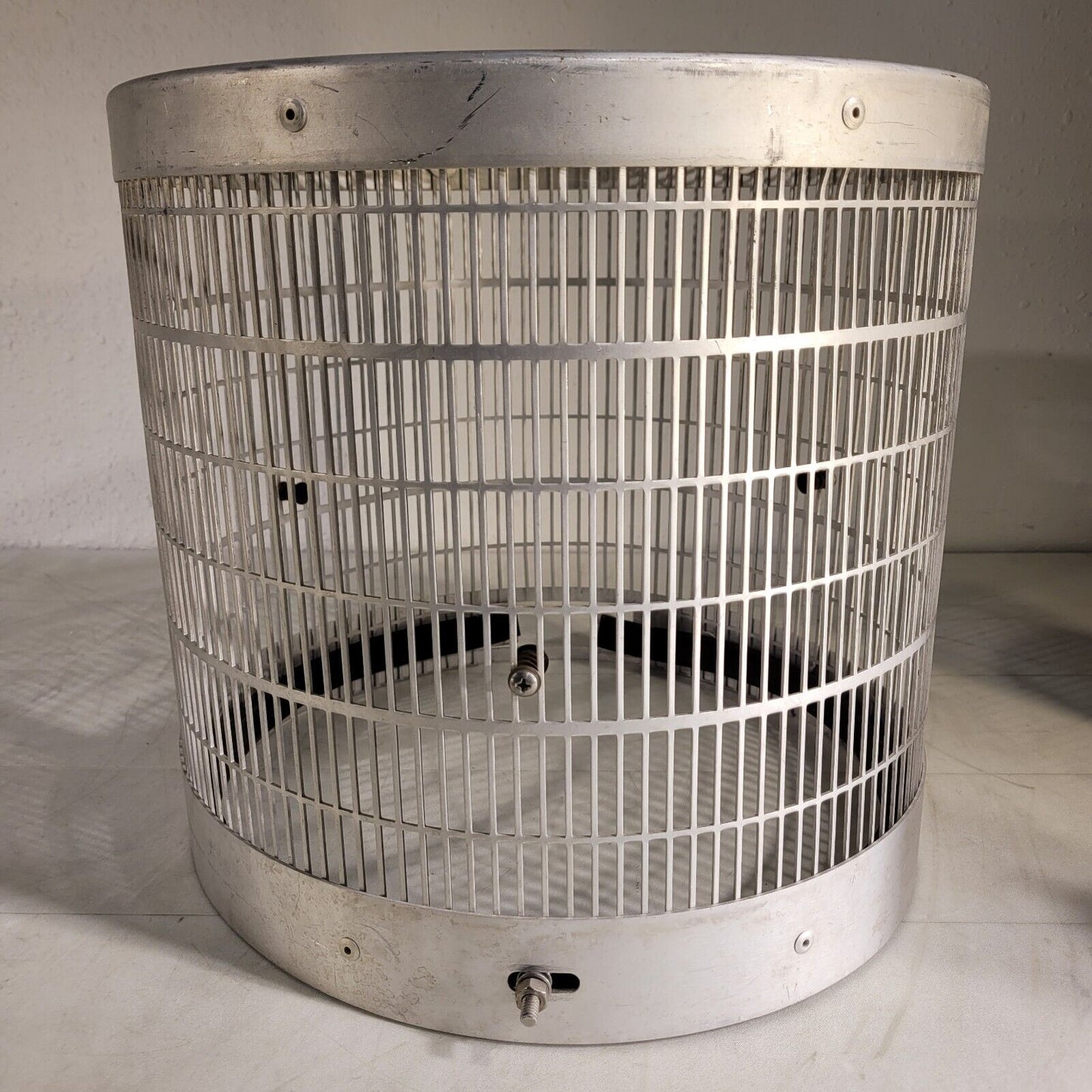 High Vacuum Bell Jar Protective Cover 14" Dia 13" Tall Glass Shatter Shield