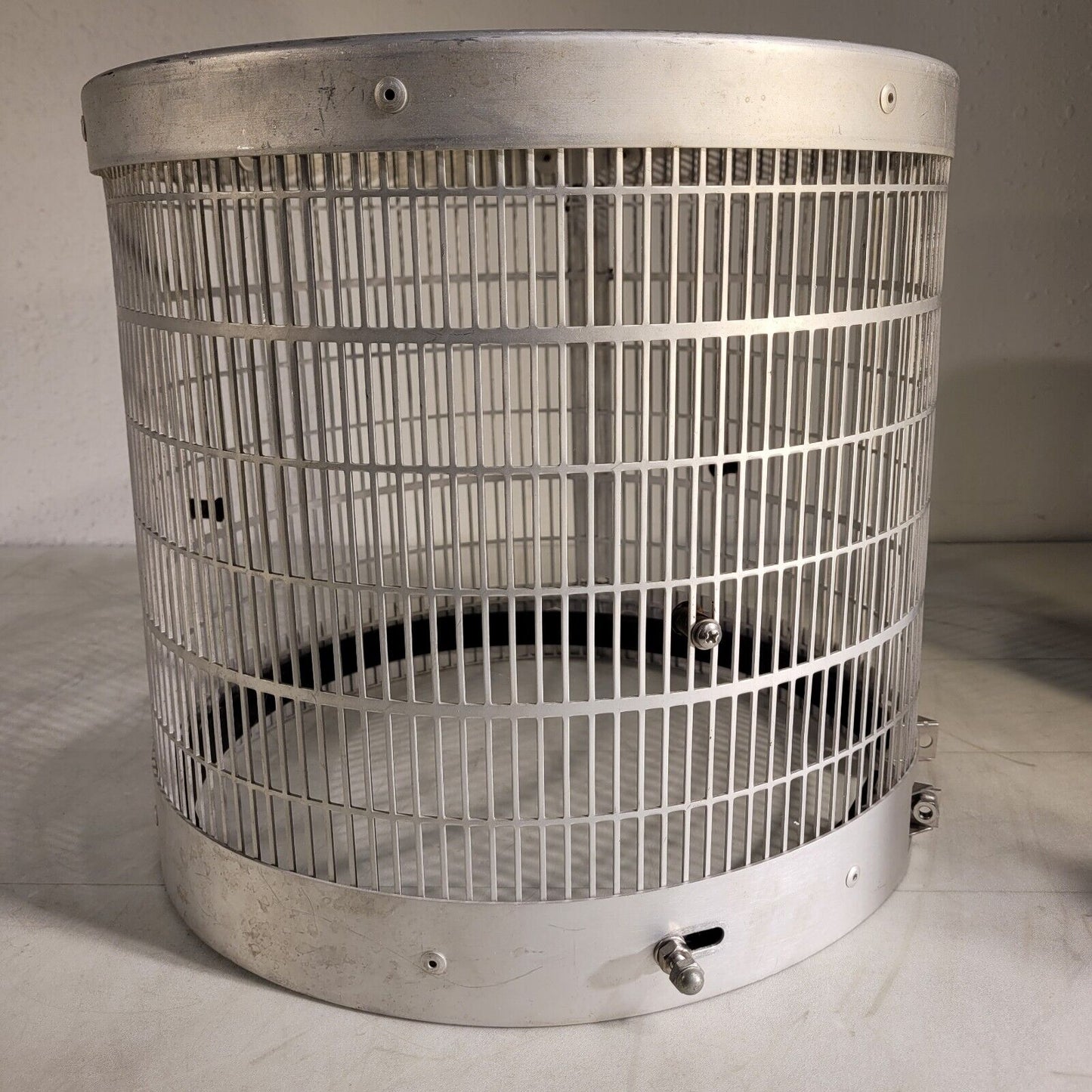 High Vacuum Bell Jar Protective Cover 14" Dia 13" Tall Glass Shatter Shield