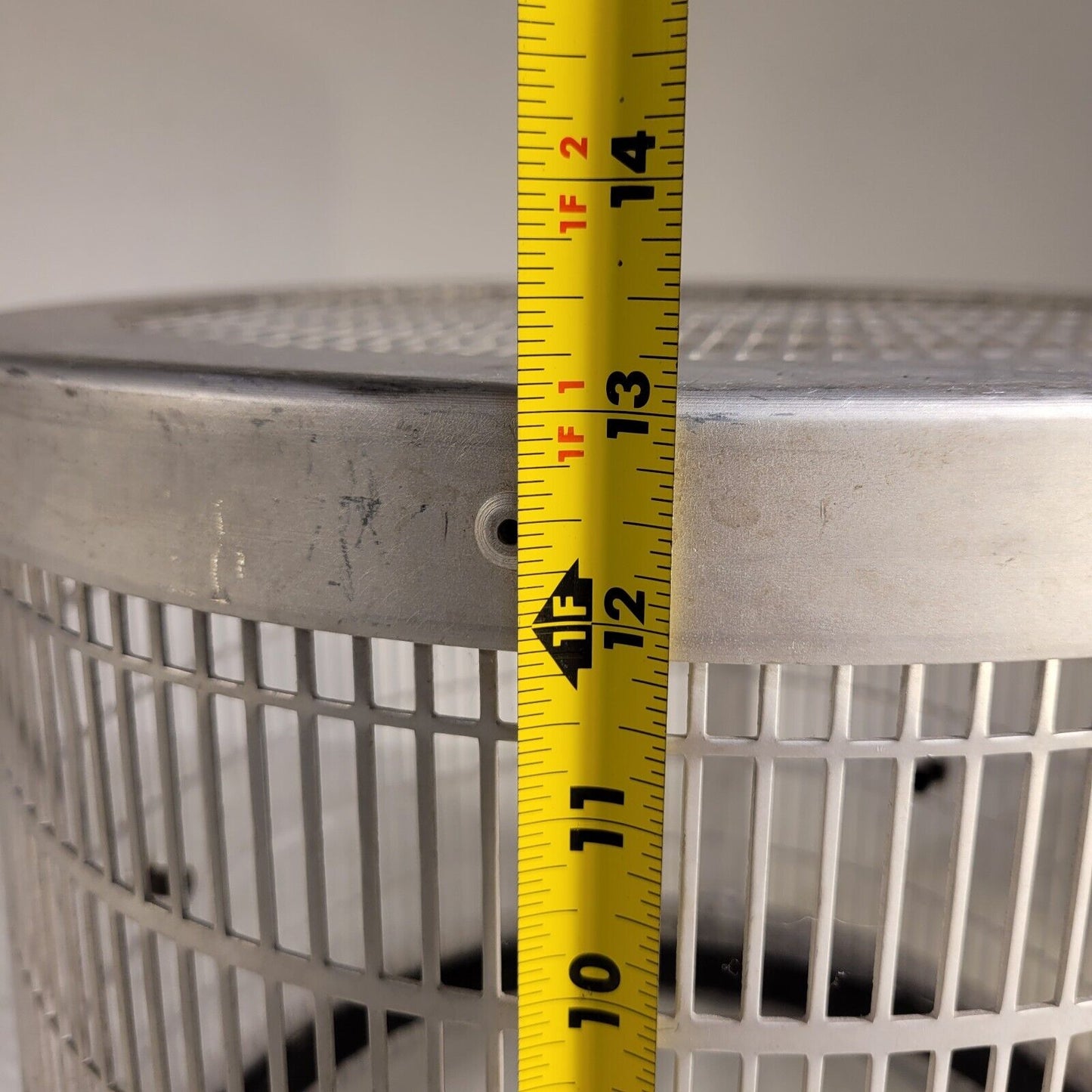 High Vacuum Bell Jar Protective Cover 14" Dia 13" Tall Glass Shatter Shield