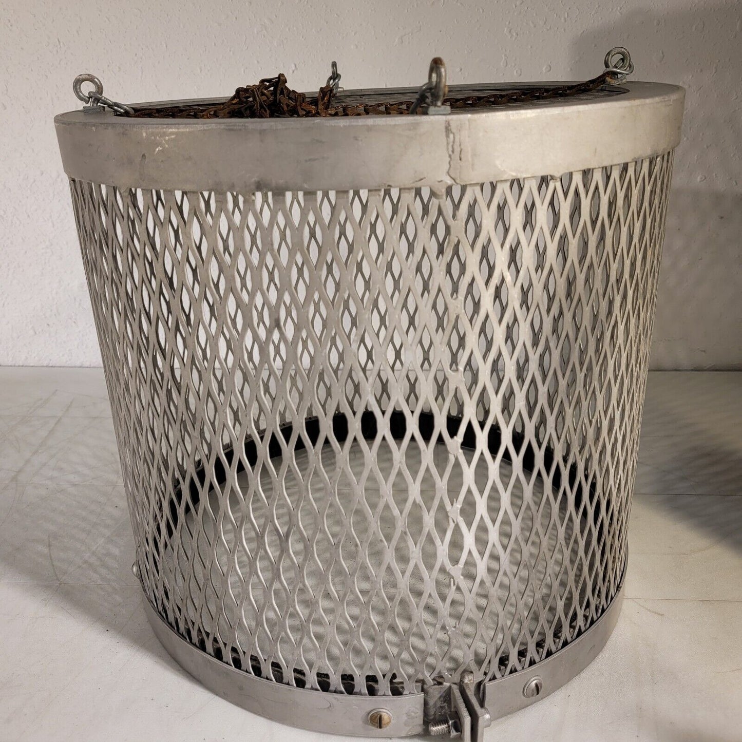 High Vacuum Bell Jar Protective Cover 13.5" Dia 12" Tall Glass Shatter Shield