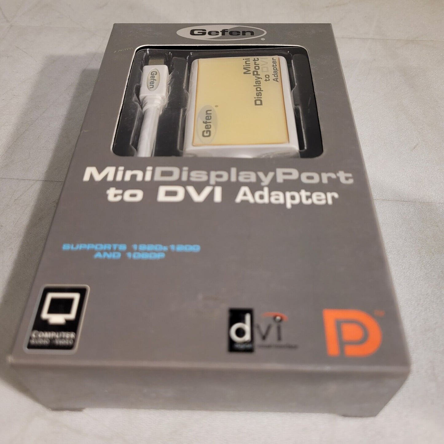 Genfen ADA-MDP-2-DVI-CO Mini Display Port DP To DVI Adapter