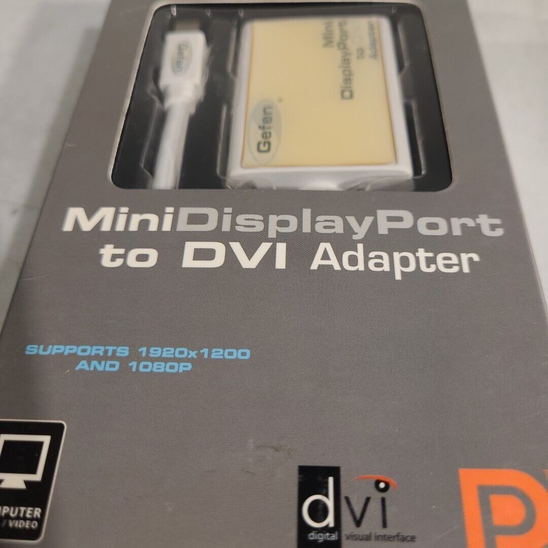 Genfen ADA-MDP-2-DVI-CO Mini Display Port DP To DVI Adapter