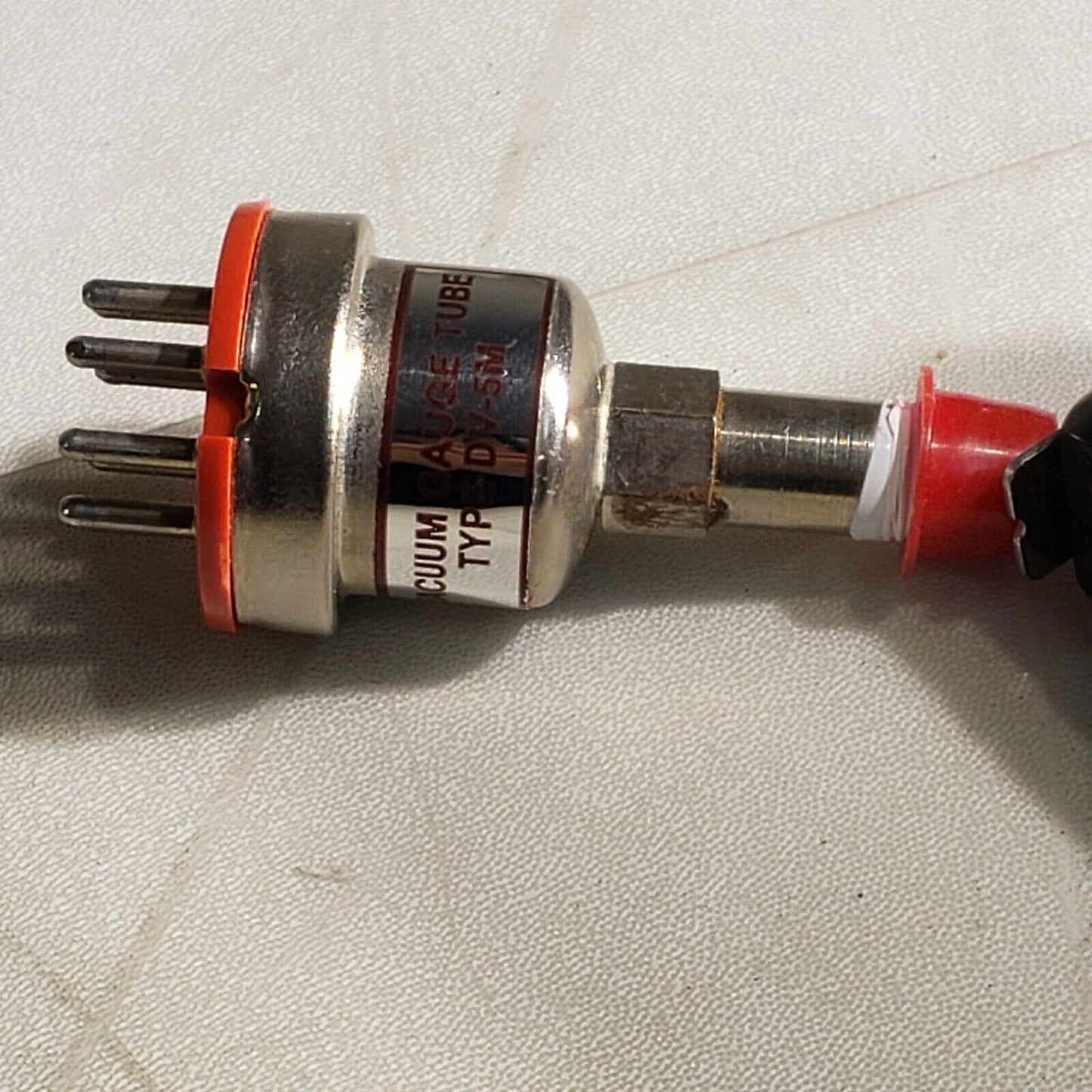 Teledyne Hastings DV-5M Vacuum Gauge Tube 8 Pin Connector