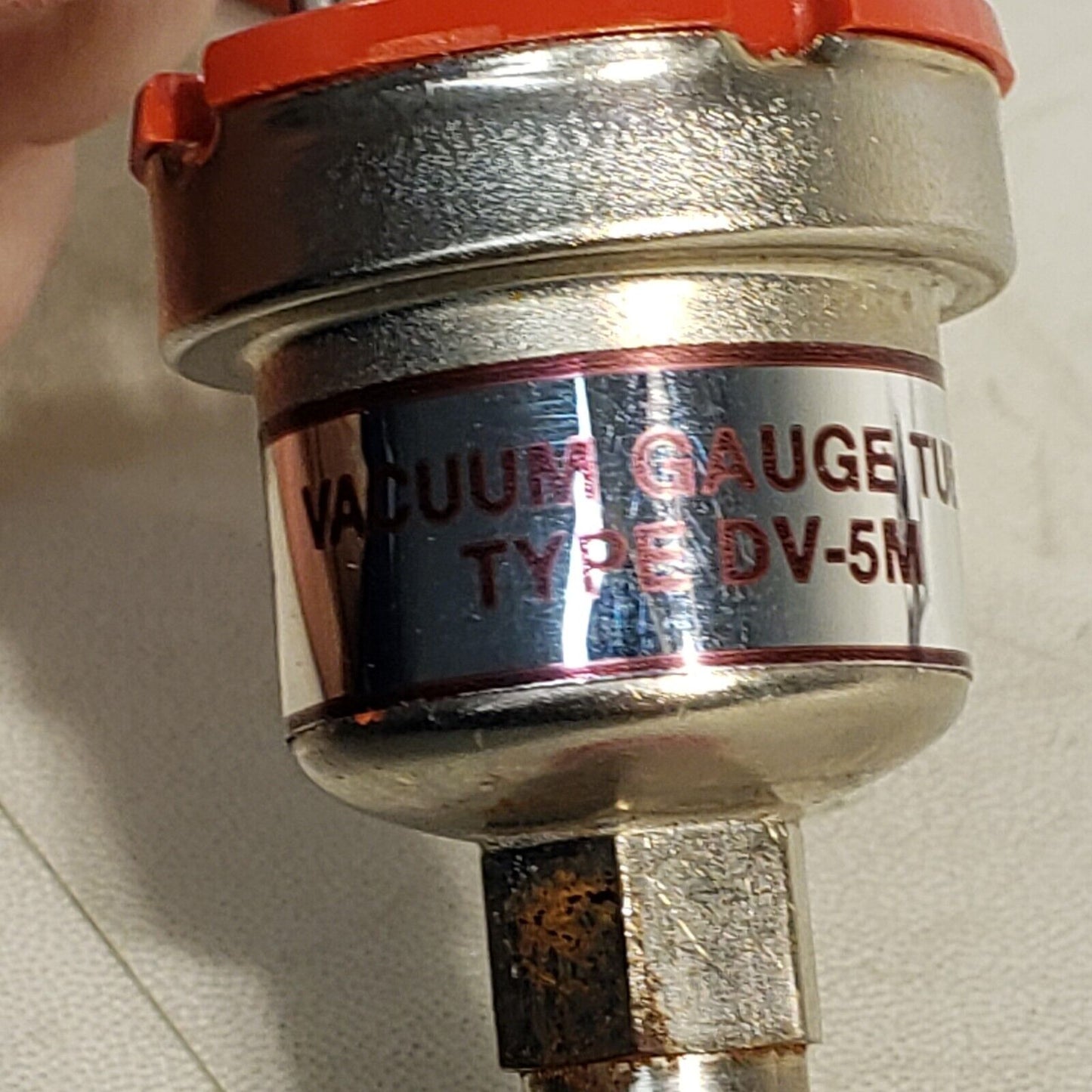 Teledyne Hastings DV-5M Vacuum Gauge Tube 8 Pin Connector