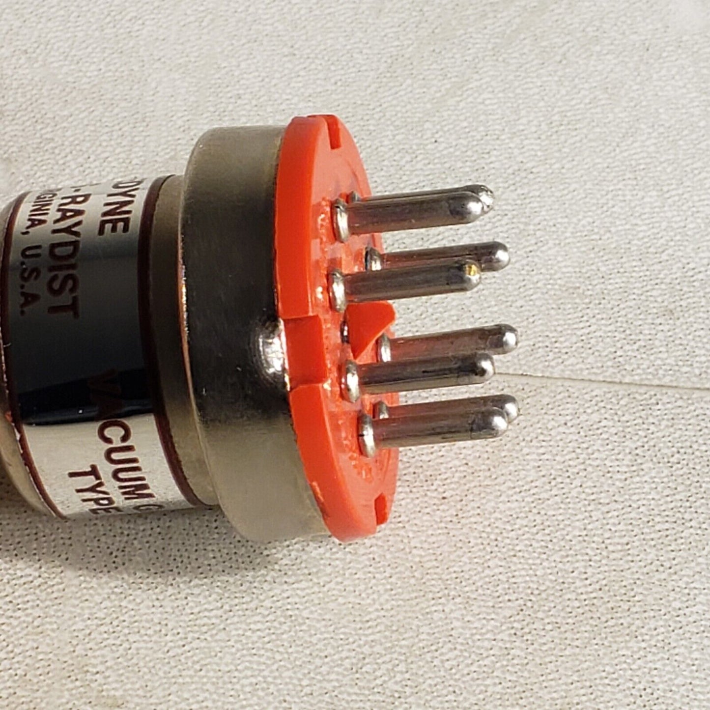 Teledyne Hastings DV-5M Vacuum Gauge Tube 8 Pin Connector