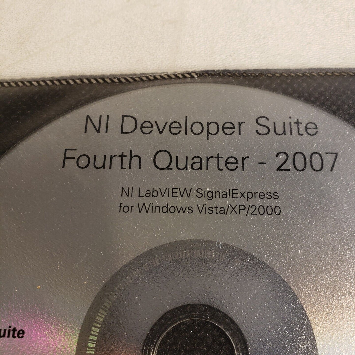 NI 501400H-06 Developer Suite Fourth Quarter 2007 LabVIEW SignalExpress 2.5 DVD