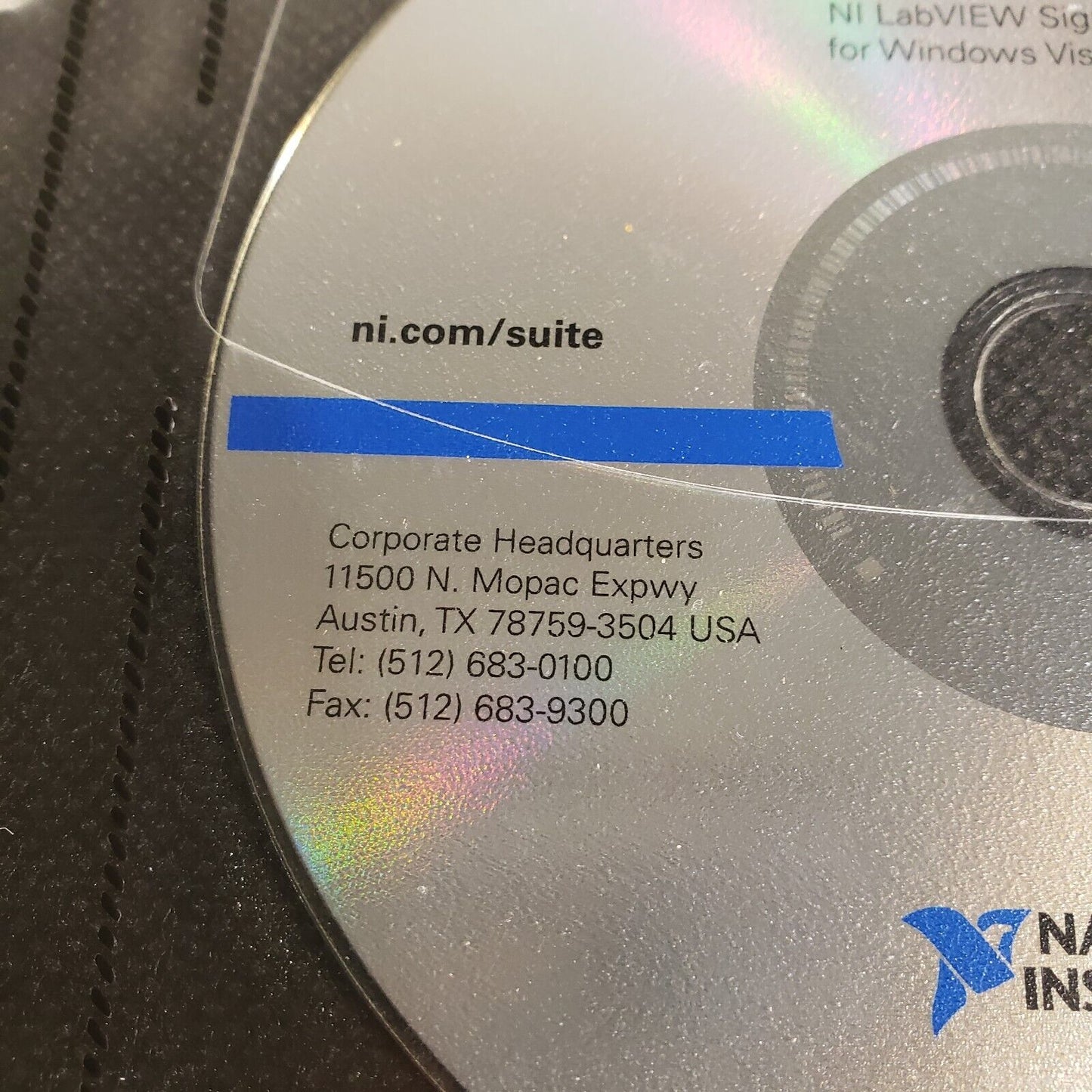 NI 501400H-06 Developer Suite Fourth Quarter 2007 LabVIEW SignalExpress 2.5 DVD