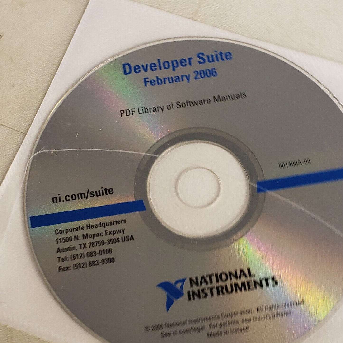 NI 501400A-09 Developer Suite February 2006 PDF Library Of Hardware Manuals