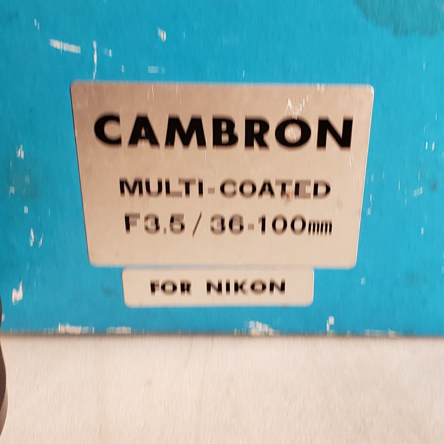 Cambron 501441 Auto Multi Coated Camera Lens 1:3.5 35~100mm Zoom For Nikon