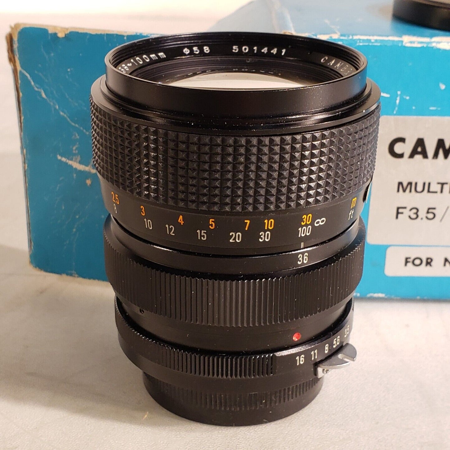 Cambron 501441 Auto Multi Coated Camera Lens 1:3.5 35~100mm Zoom For Nikon