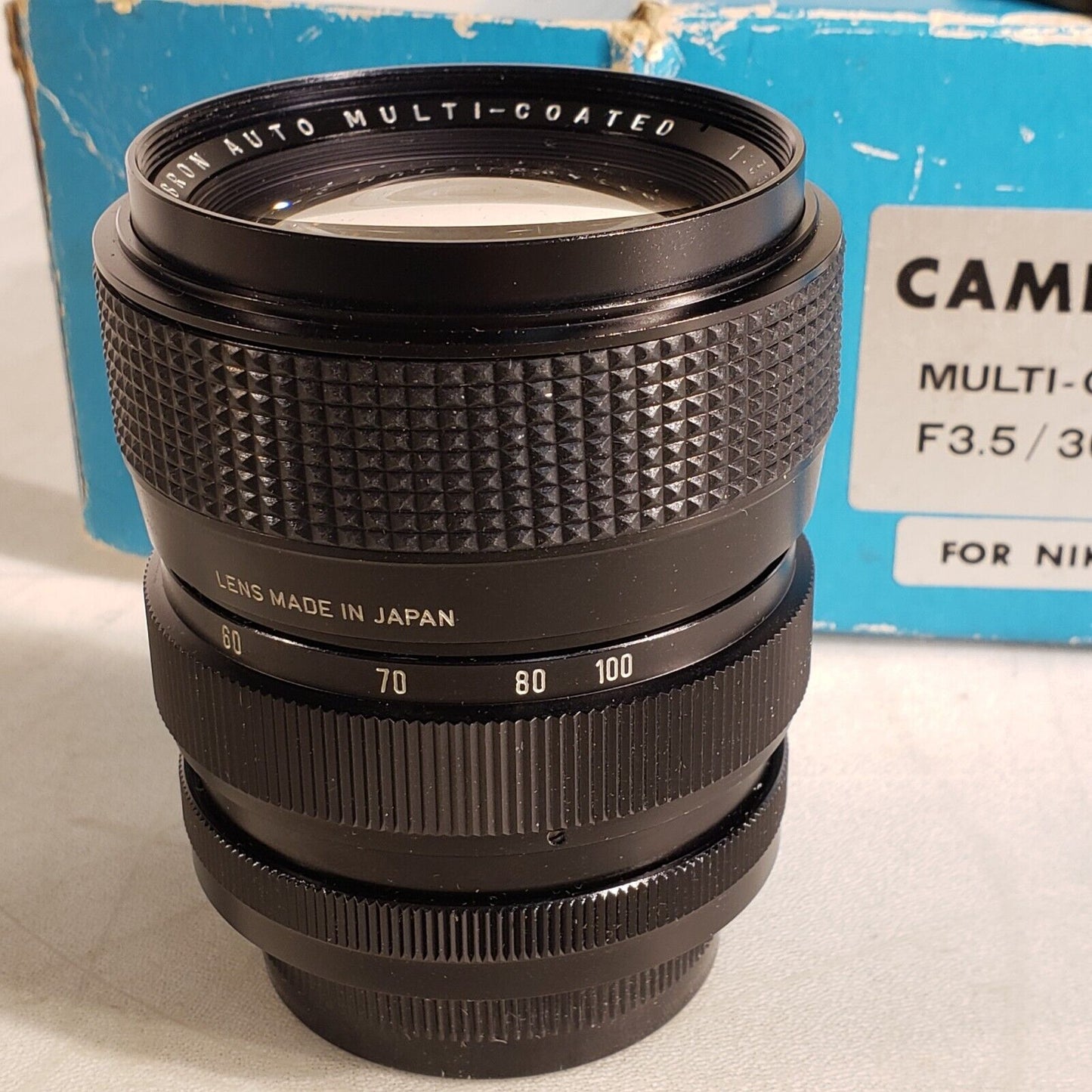 Cambron 501441 Auto Multi Coated Camera Lens 1:3.5 35~100mm Zoom For Nikon