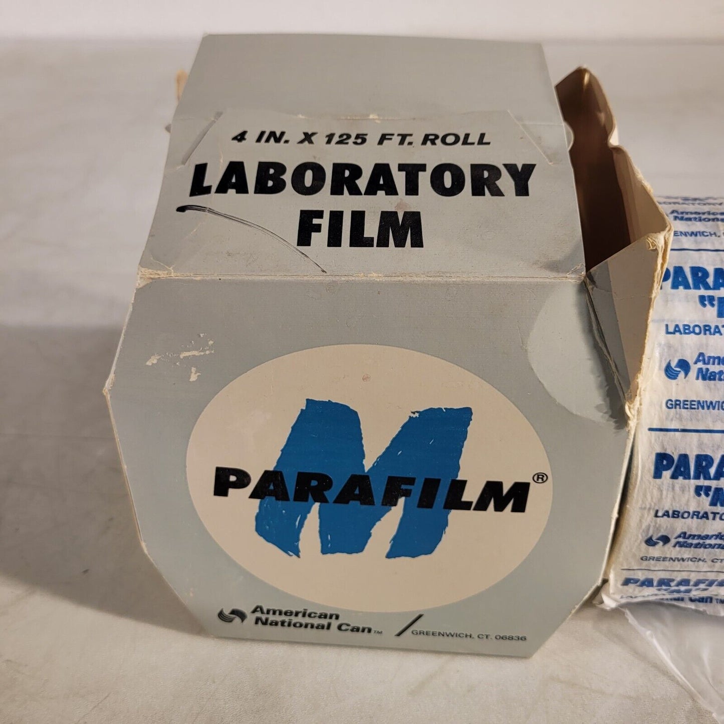 Parafilm 4" Wide X 100' Long Laboratory Film Roll American National Can
