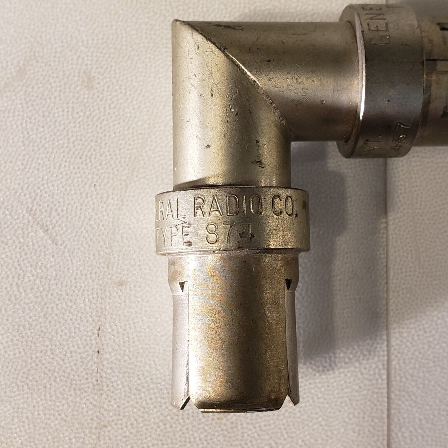 General Radio Company Type 874-EL 90 Degree Elbow Non-locking 50 Ohm Impedance