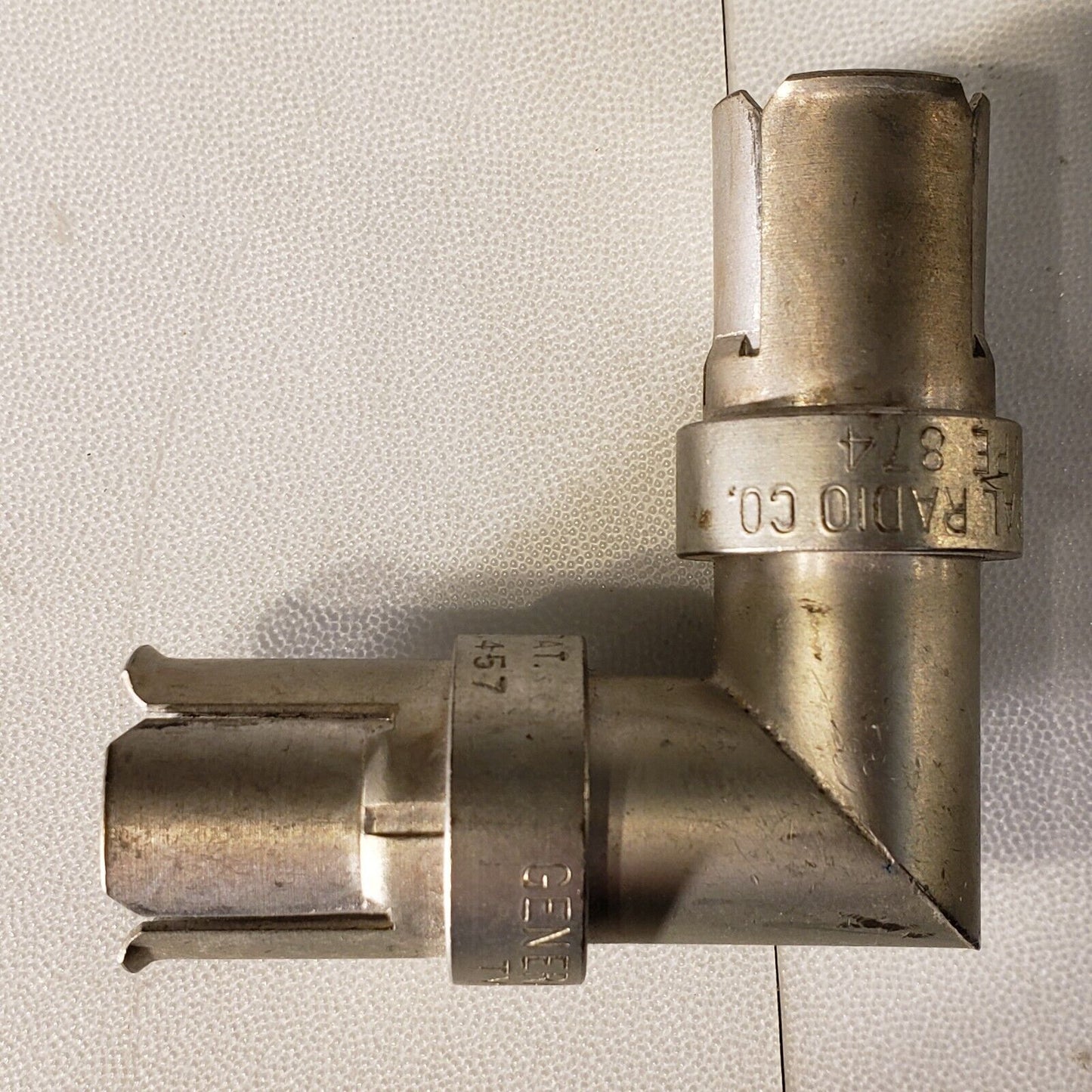 General Radio Company Type 874-EL 90 Degree Elbow Non-locking 50 Ohm Impedance