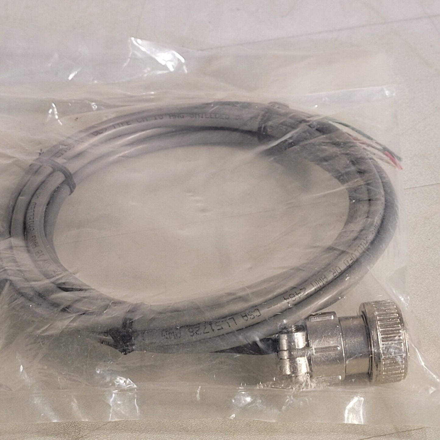 Amphenol 208720-1 Cable 5 Pin Rotatable Socket CM 18 AWG Shielded Or AWM 2464