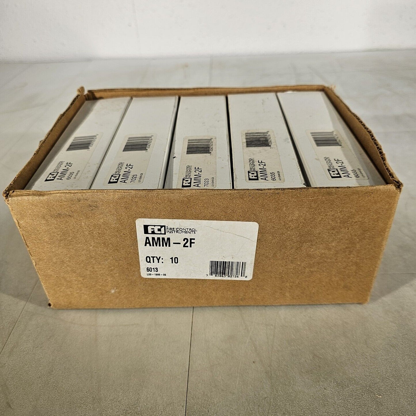 Gamewell-FCI AMM-2F Fire Alarm Monitor Module - White Honeywell