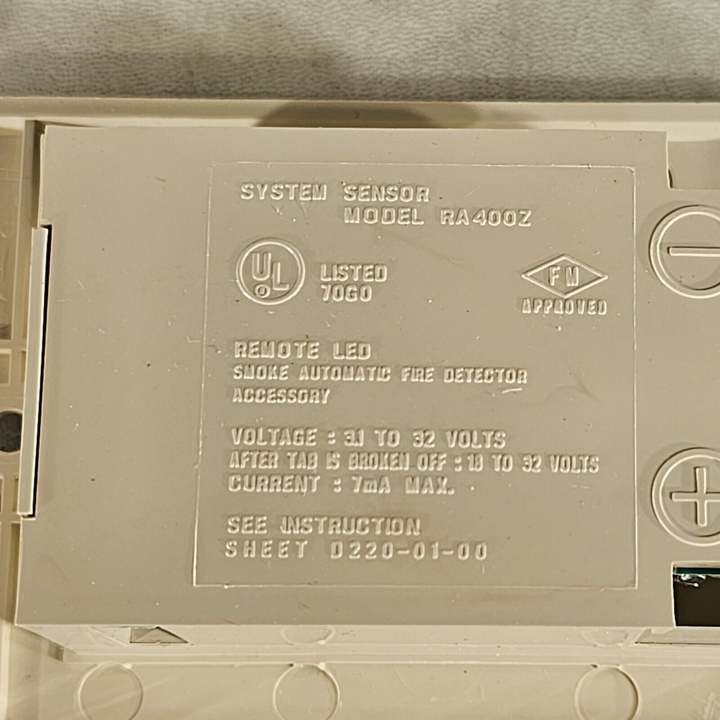 System Sensor RA400Z Remote LED Annuctiator 783883000700 Honeywell