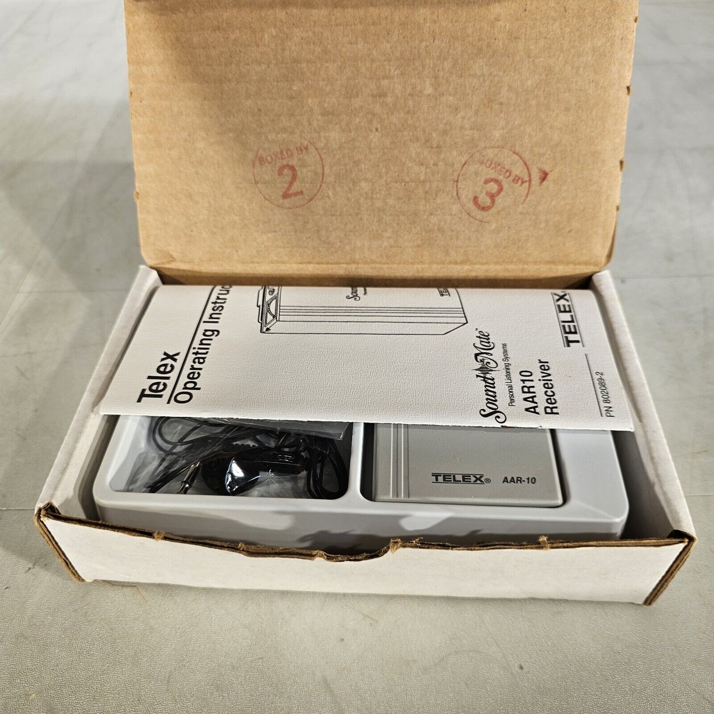 Telex Sound Mate AAR-10 Personal Listening System Single Channel "J" Unit Only