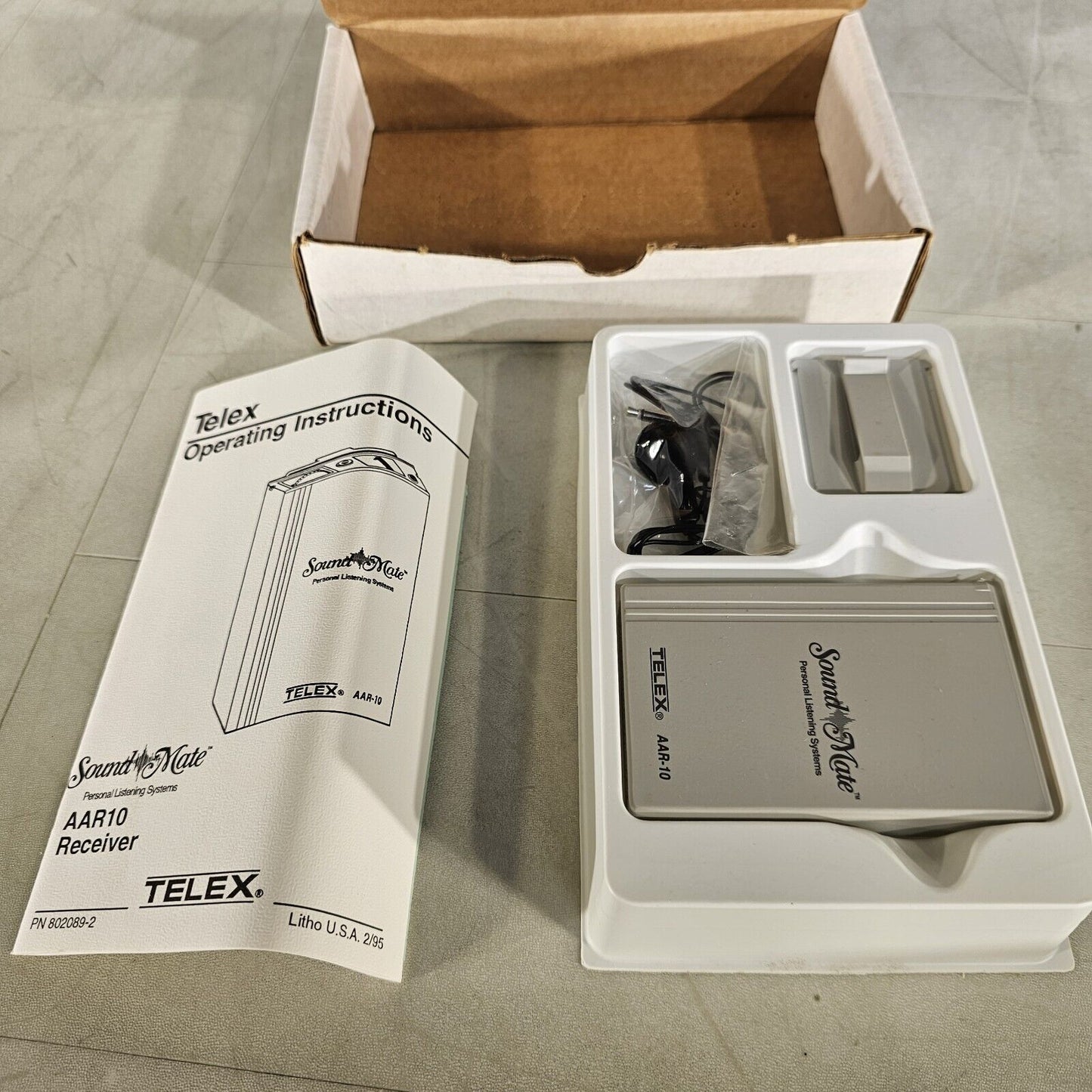 Telex Sound Mate AAR-10 Personal Listening System Single Channel "J" Unit Only