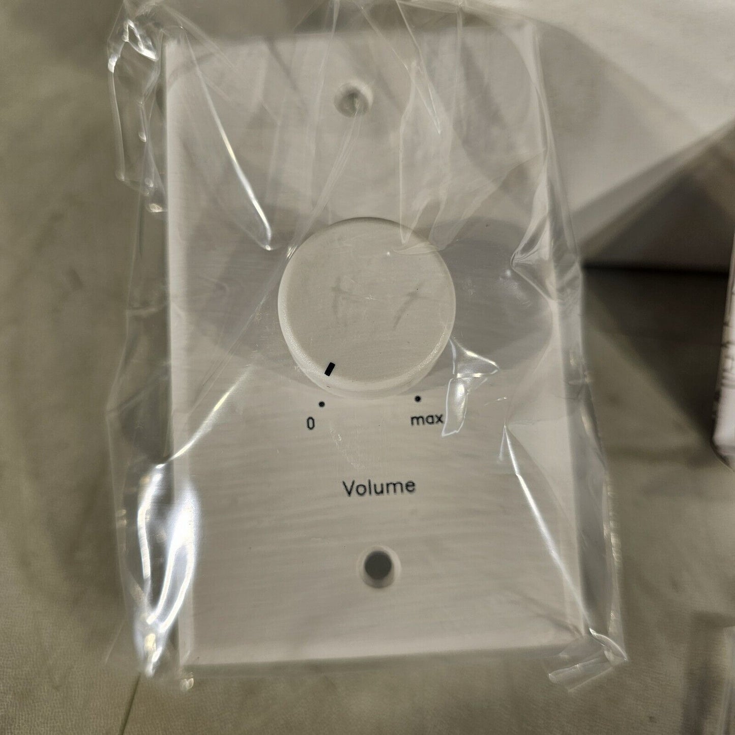 Lowell Gang Speaker Volume Knob Attenuator with White Wall Plate 25LVC SW 25W