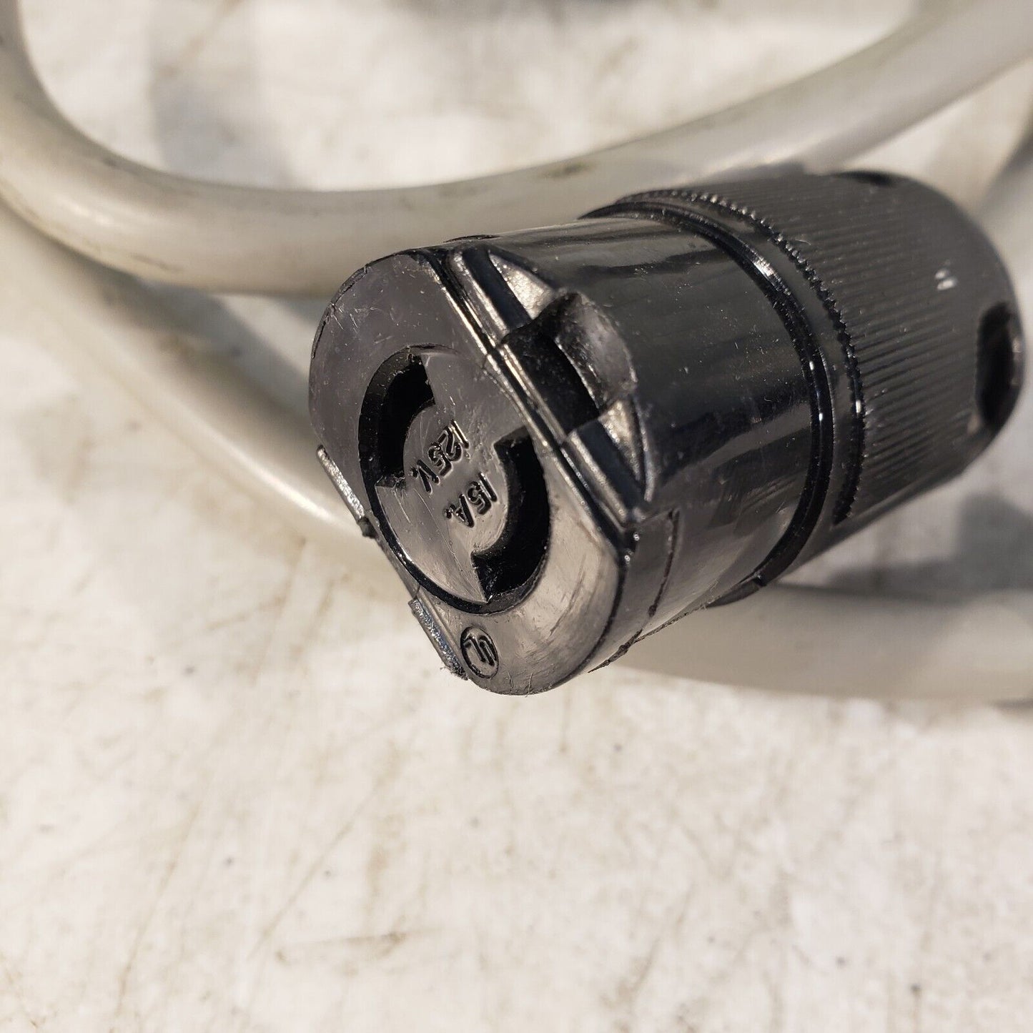 15A 125v Power Cable For GLAS-COL Fabric Heating Mantle Great Condition