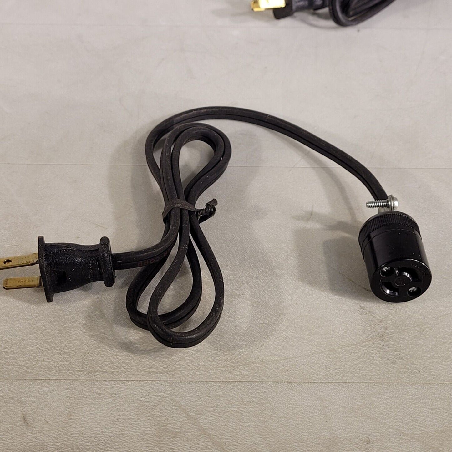Power Cable For GLAS-COL Fabric Heating Mantels Fair Condition 15A 125V