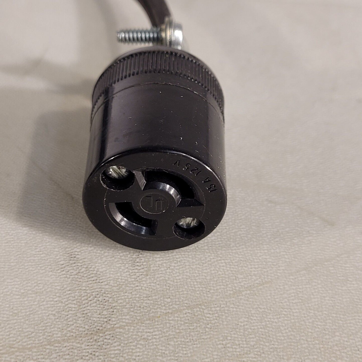 Power Cable For GLAS-COL Fabric Heating Mantels Fair Condition 15A 125V