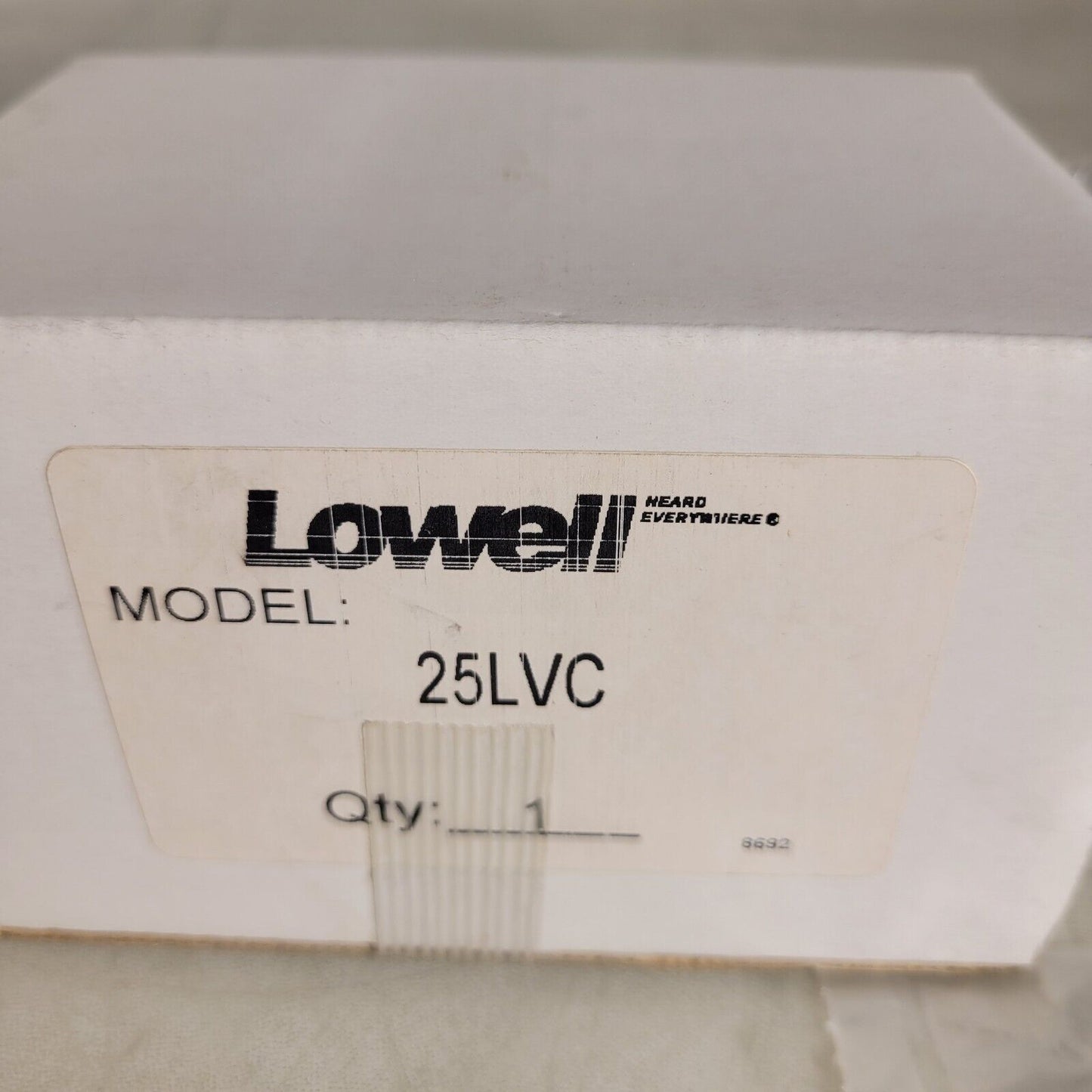 Lowell 25LVC Gang Speaker Volume Knob Attenuator with SS Wall Plate 25W