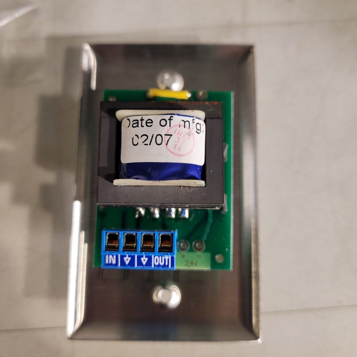 Lowell 25LVC Gang Speaker Volume Knob Attenuator with SS Wall Plate 25W