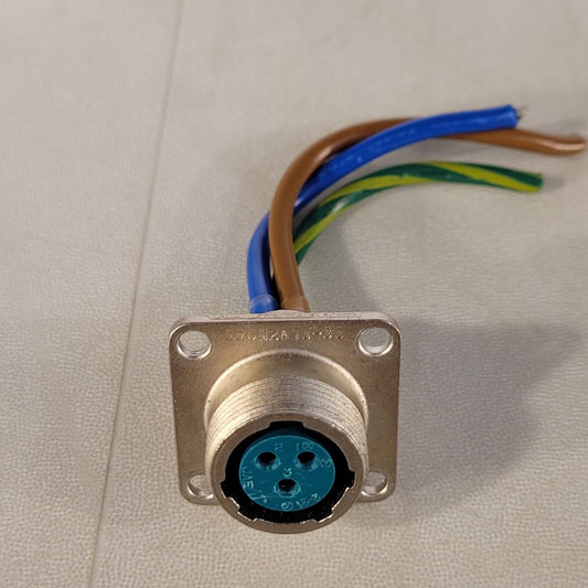 Jae Electronics SRCN2A13-3S 3 Position Circular Connector Receptacle, Female