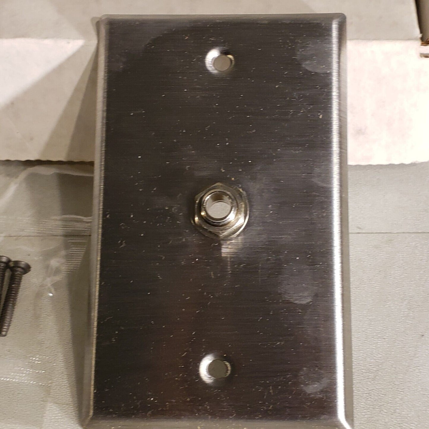 Rapco Rap Horizon SP1-11 Wall Plate 1/2" Feed Through Stainless Steel SP111
