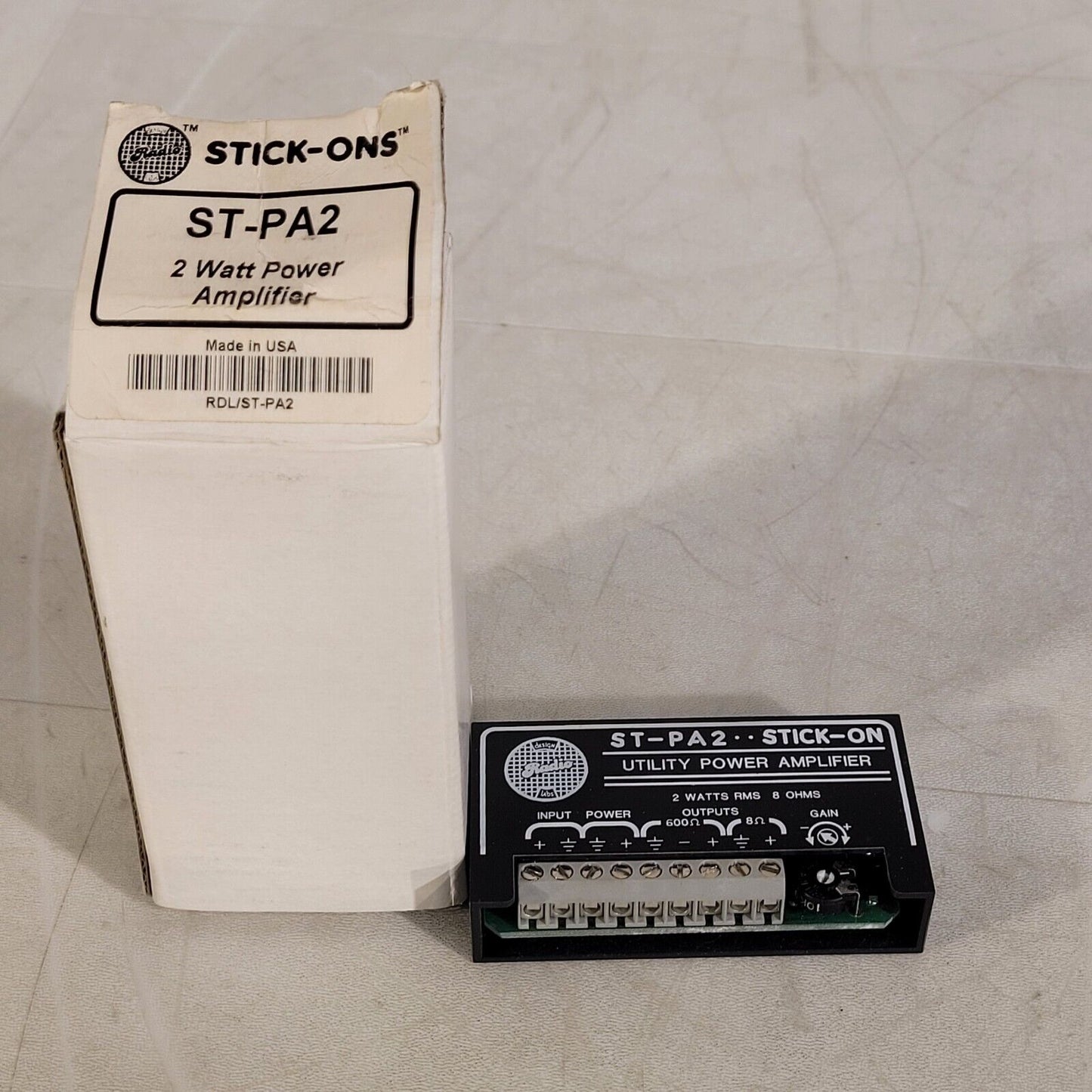 Stick-Ons ST-PA2 RDL Amplifier 2 Watt Rms Utility Power Amplifier