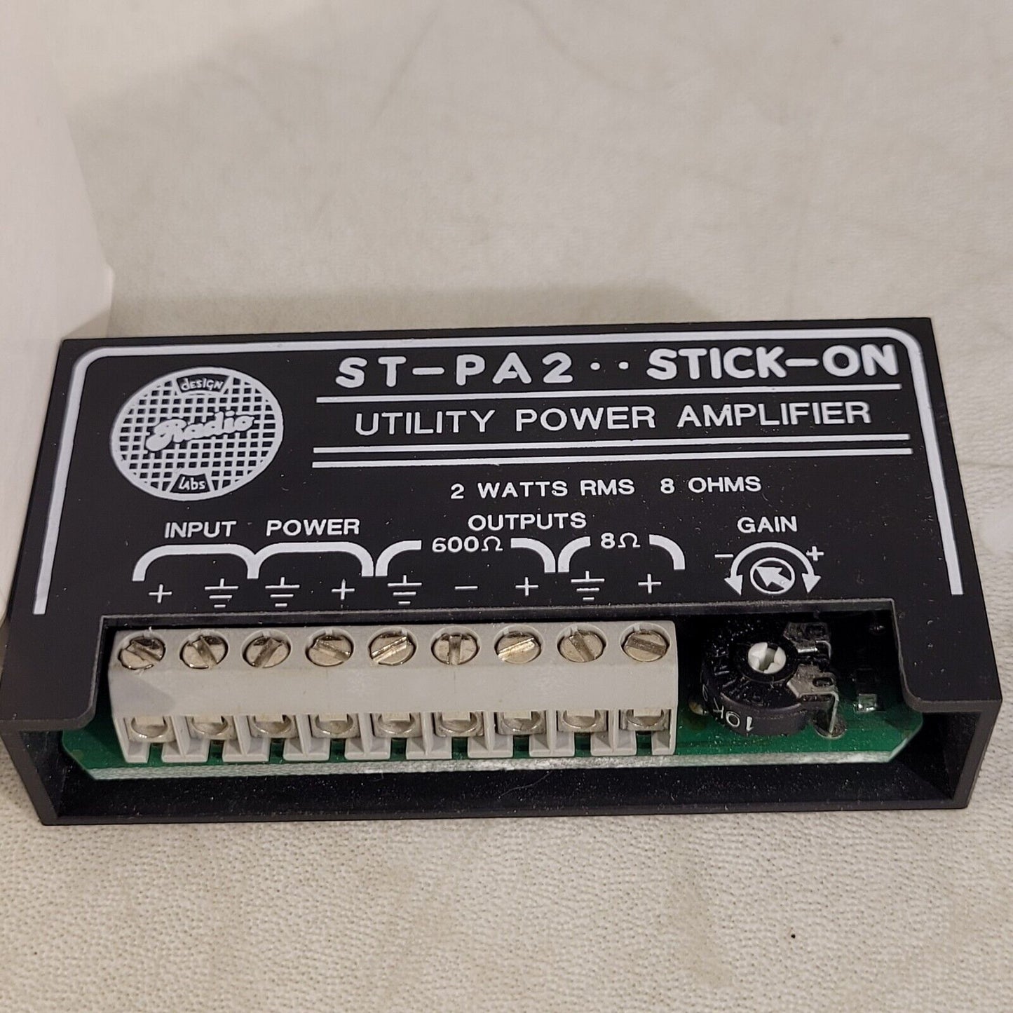 Stick-Ons ST-PA2 RDL Amplifier 2 Watt Rms Utility Power Amplifier