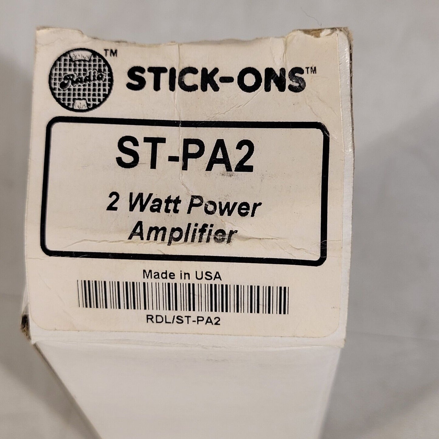 Stick-Ons ST-PA2 RDL Amplifier 2 Watt Rms Utility Power Amplifier