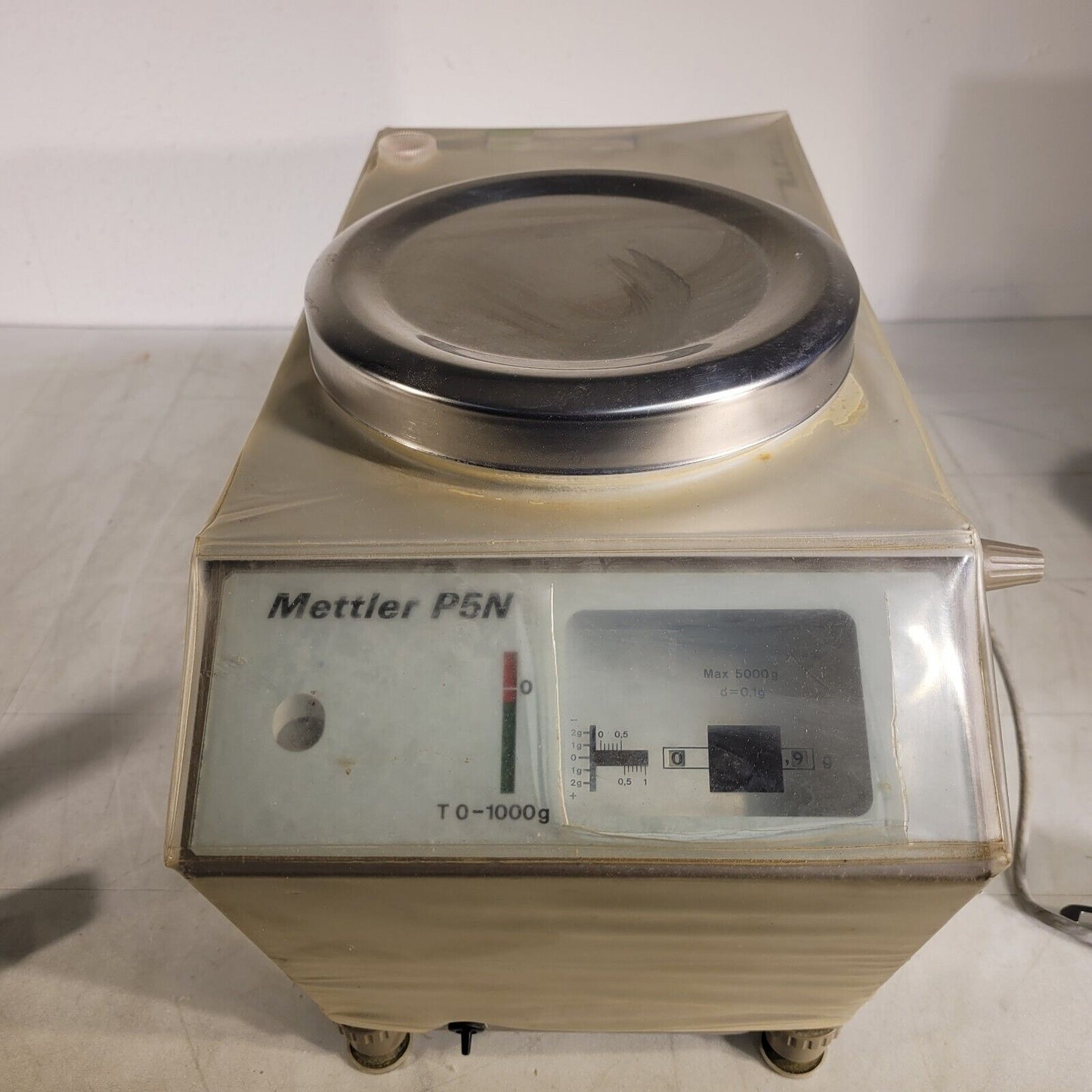 Mettler Toledo P5N Weighing Balance Scale Manual Vintage With Cover For Parts