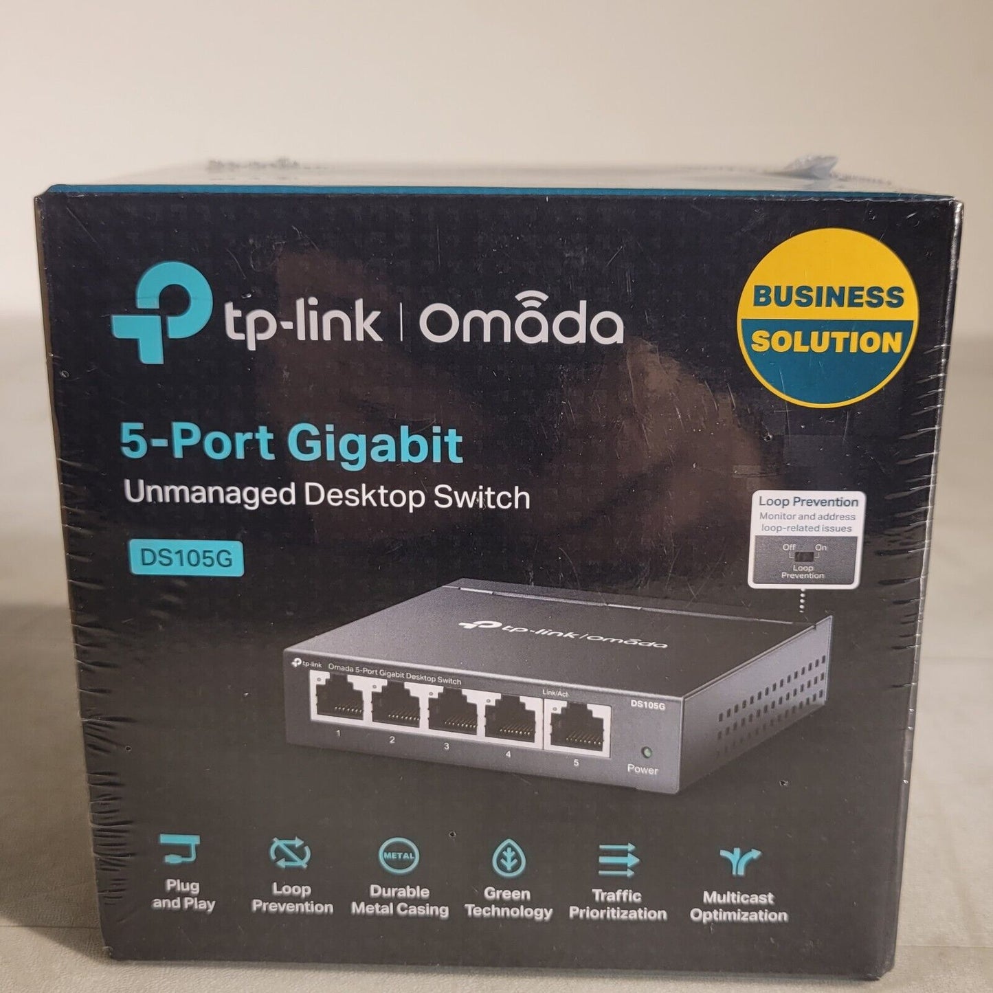 TP-Link DS105G Omada 5-Port Gigabit Unmanaged Desktop Switch 0130600246