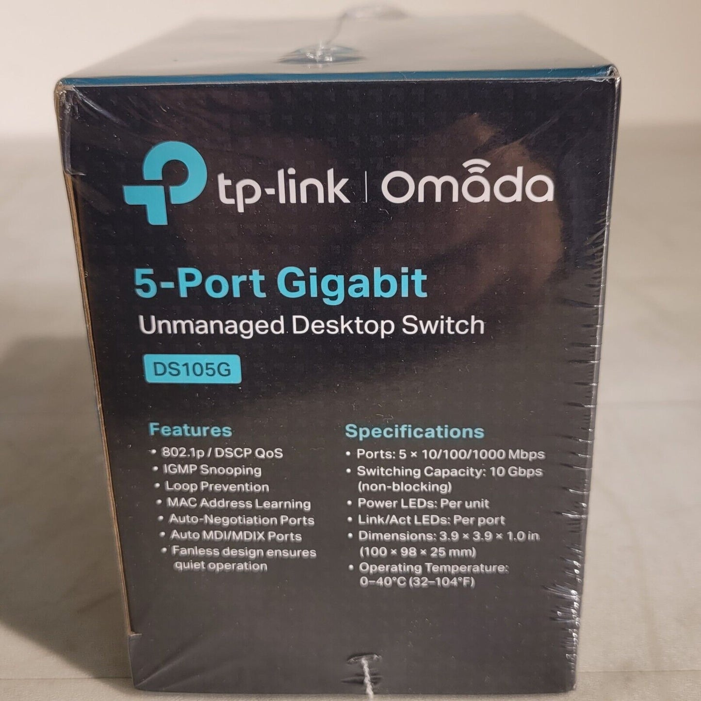 TP-Link DS105G Omada 5-Port Gigabit Unmanaged Desktop Switch 0130600246