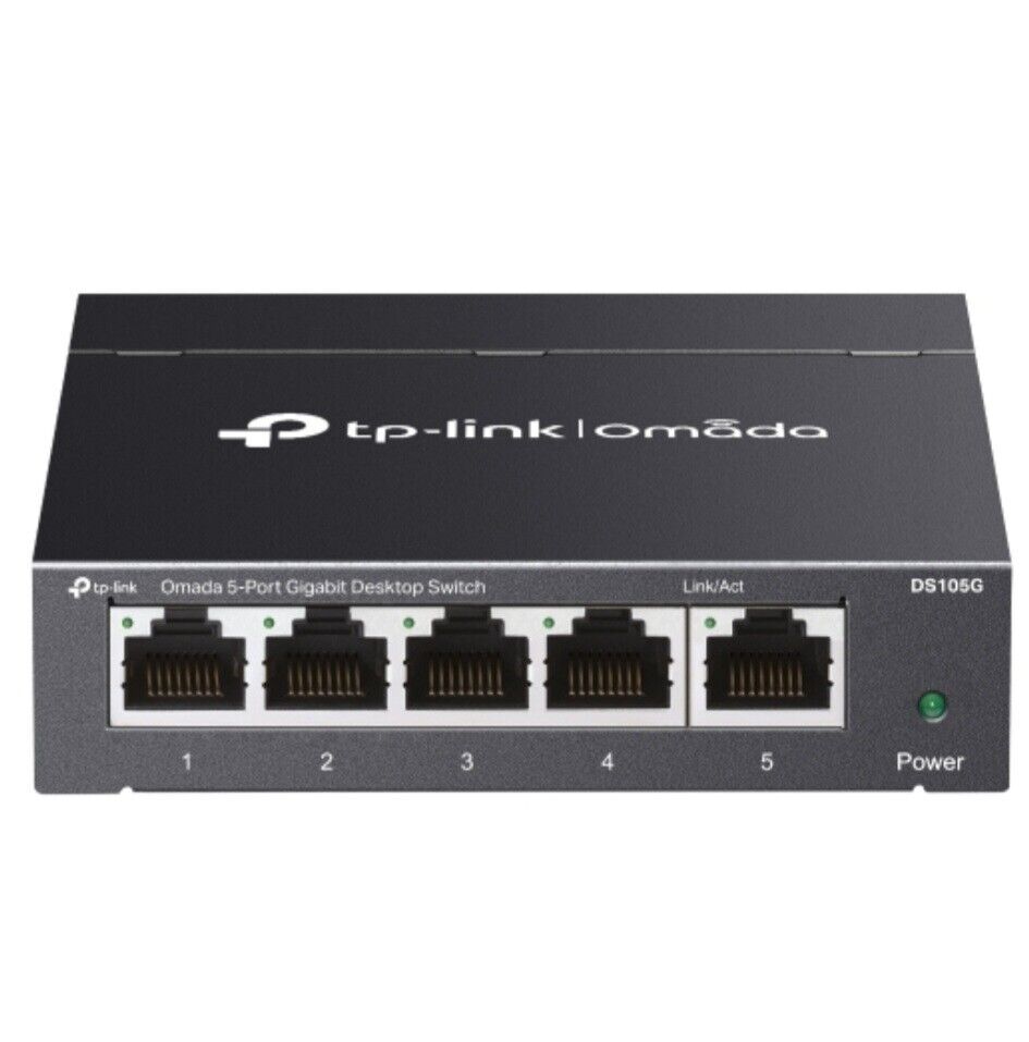 TP-Link DS105G Omada 5-Port Gigabit Unmanaged Desktop Switch 0130600246