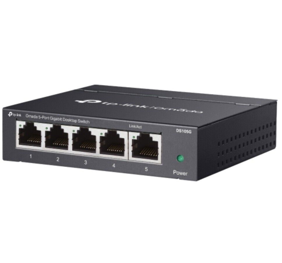 TP-Link DS105G Omada 5-Port Gigabit Unmanaged Desktop Switch 0130600246