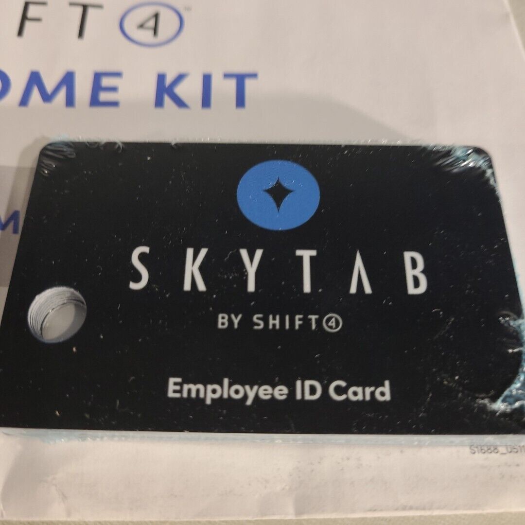 Skytab Employee ID Card By Shift Pack Of 10