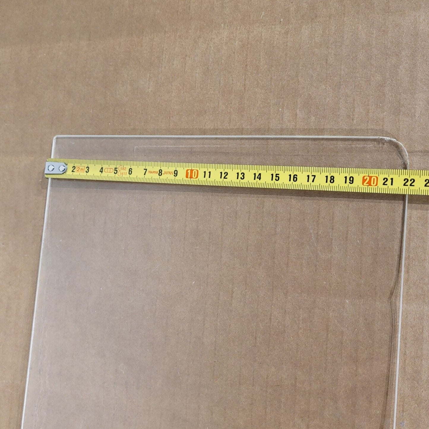 Electrophoresis Glass Cell Plate Rectangular 50cm Length 22cm Width 3.25mm Thick