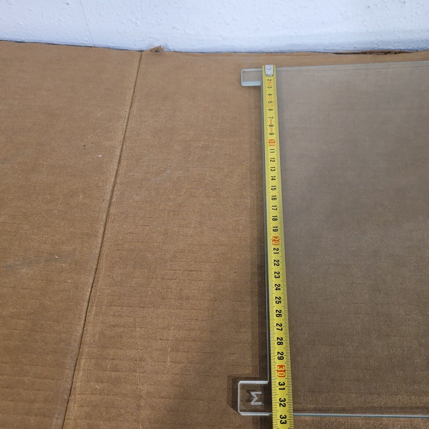 Electrophoresis Glass Cell Plate Notched 52cm Length 32-1/2cm Wide 4.75mm Thick