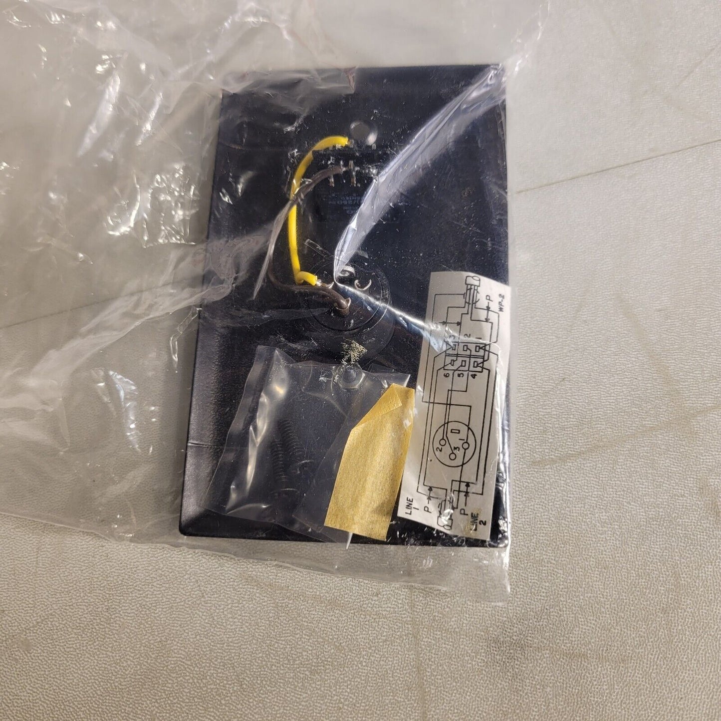 Telex WP-2 2-Channel Wall Plate Black RTS Intercom Male XLR-3 3-Pin XLR-3M