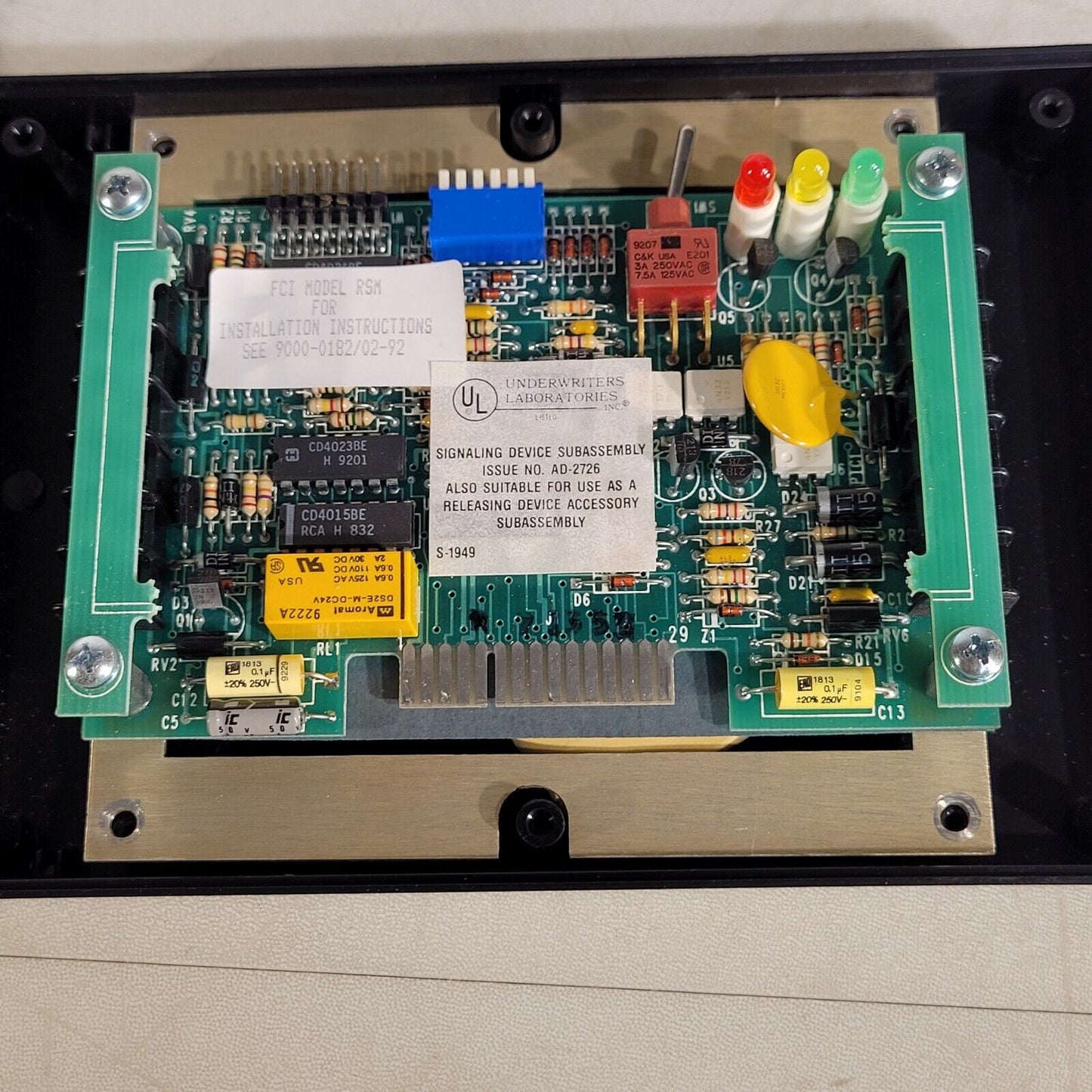 FCI RSM 1100-0968 Remote Signaling Module FC-ID Communications Loop