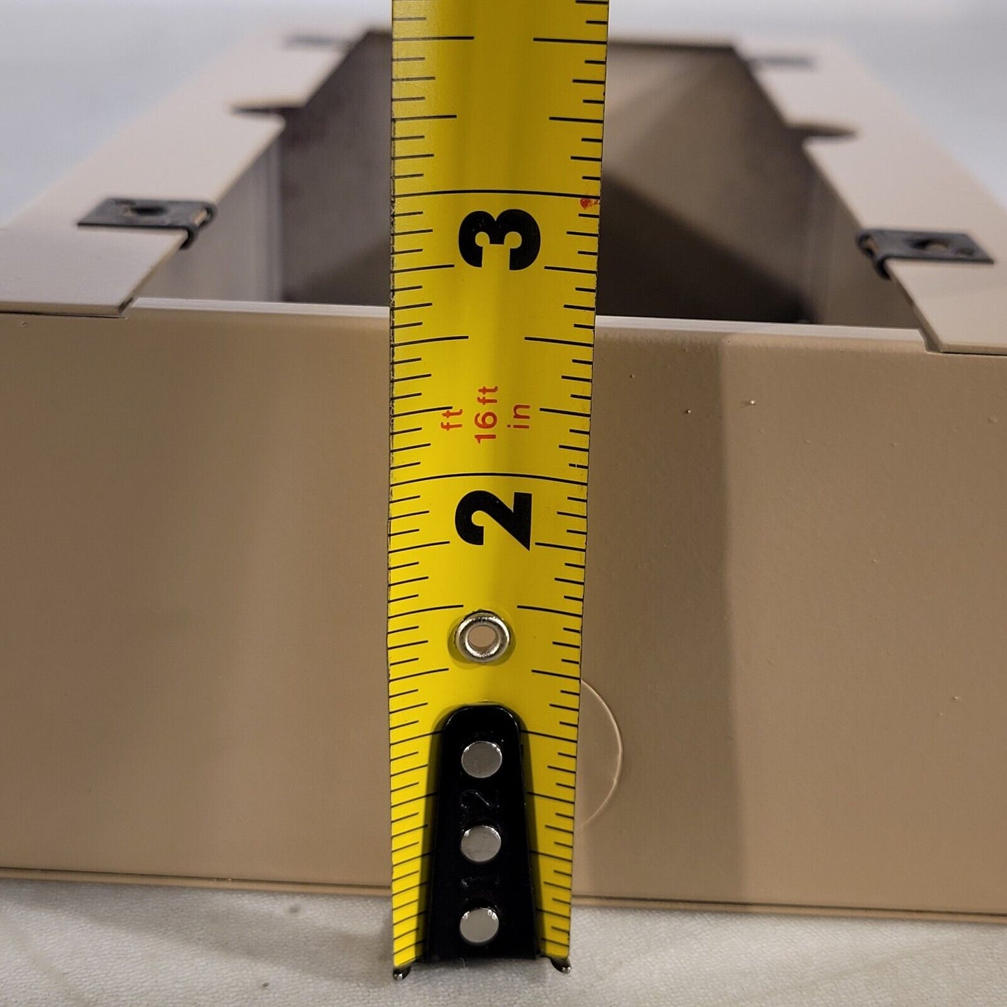 Pix 4 Electrical Box Back Box 8-1/4" X 4-1/2" X 2-1/2" Deep Coated Steel Fire