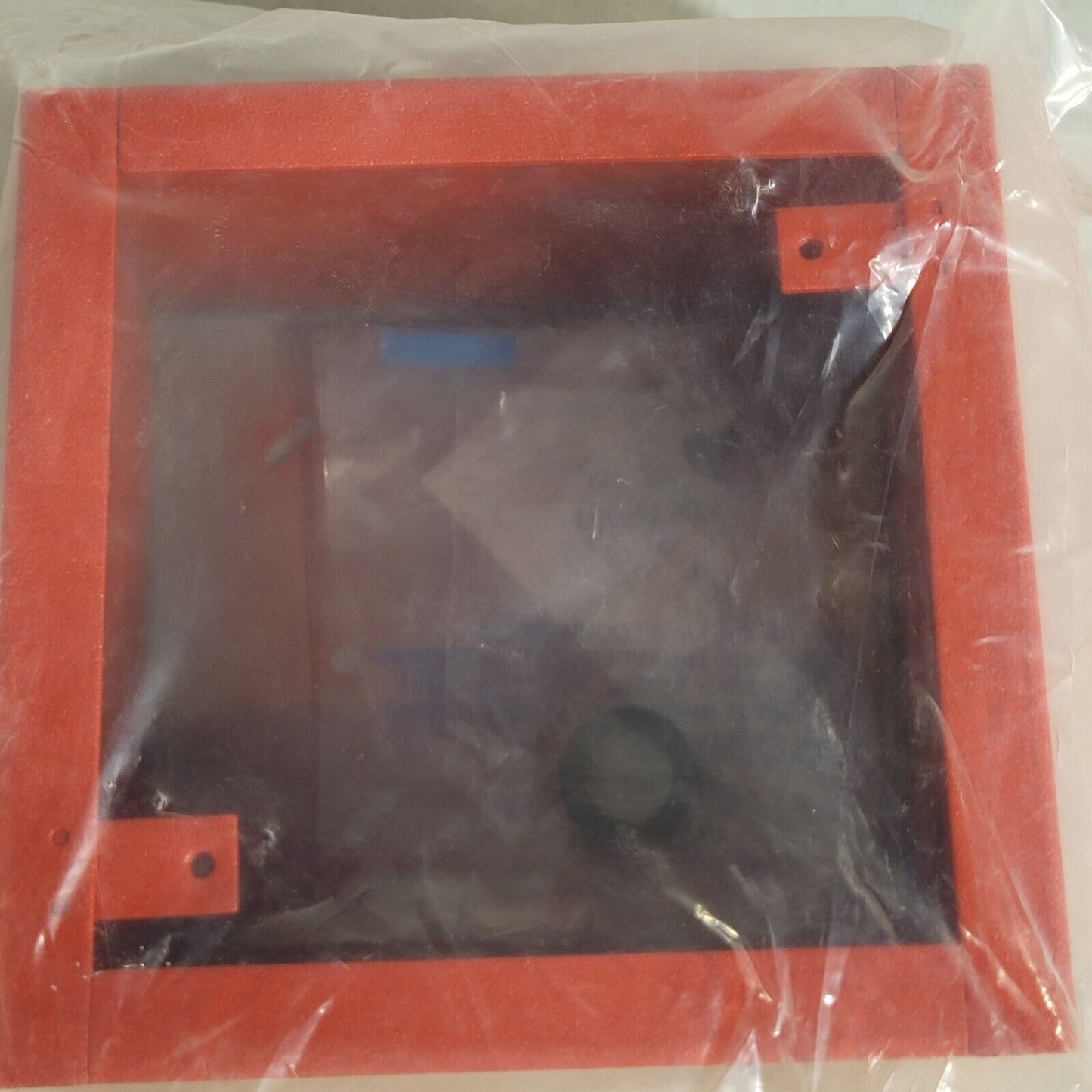 Fire Alarm Mounting Back Box Red 5-1/2" X 5-1/2" X 3-1/2" Deep Coated Steel